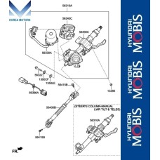 MOBIS STEERING COLUMN SHAFT HYUNDAI SONATA 2014-17